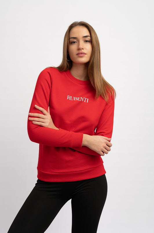 Czerwona bluza damska Rubenti One