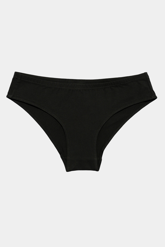 Zestaw 3 szt. figi damskie bawełniane czarne