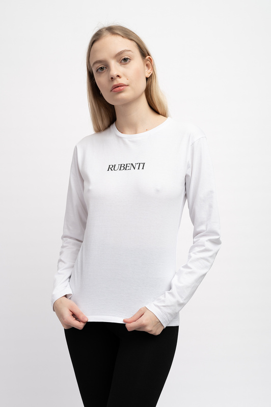 Longsleeve Biały Rubenti One