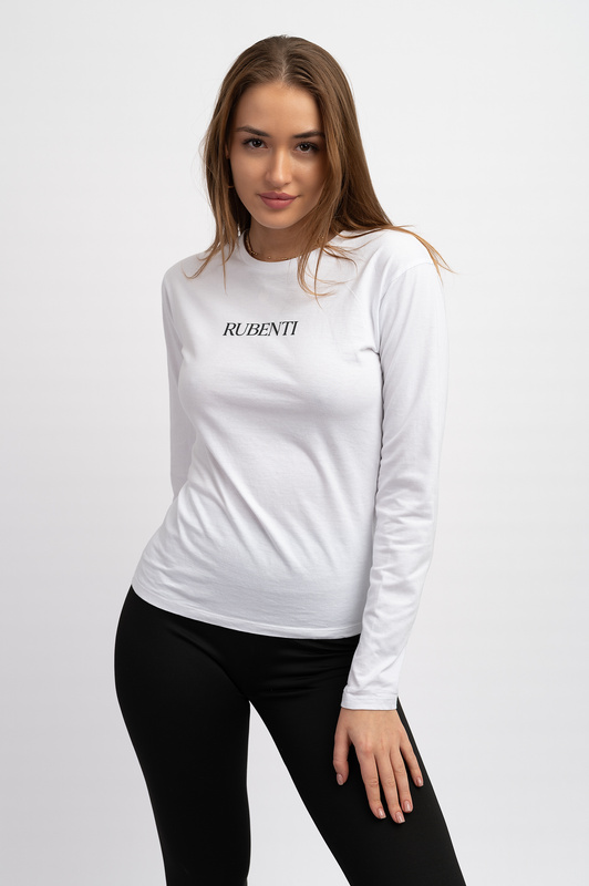 Longsleeve Biały Rubenti One