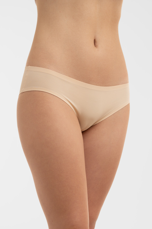 Zestaw 3 szt. figi bezszwowe cięte laserowo beżowe